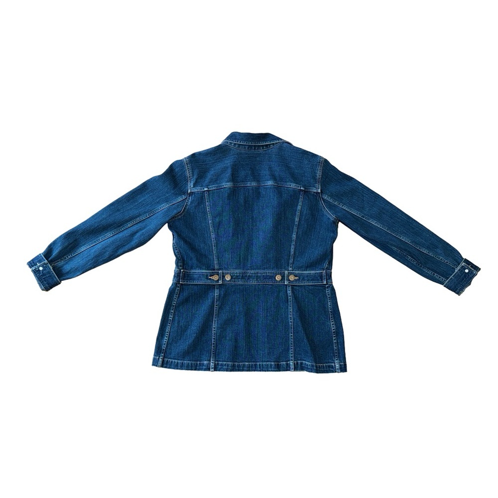 Liz Claiborne Blue Denim Jacket (Size Medium) - Picture 3 of 4
